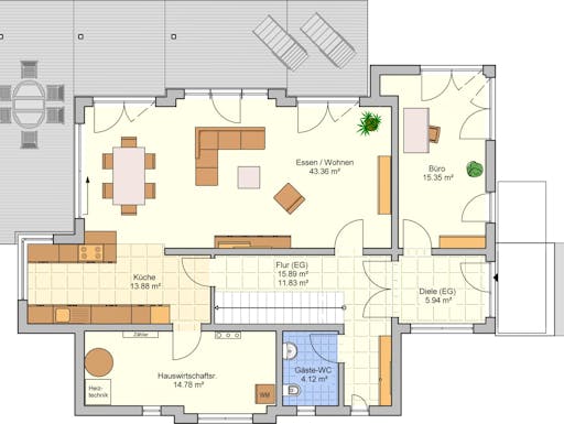 R 140.20 von Fingerhut Haus| Satteldach-Klassiker| Satteldach Fertighaus.de